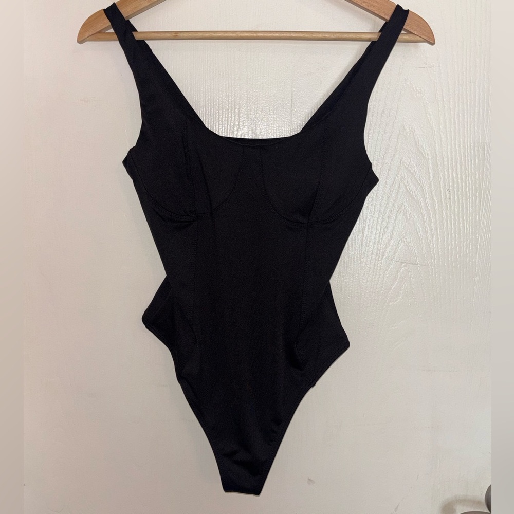 SO Black One Piece Bodysuit